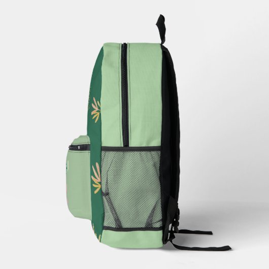 eleganter Pilzherbst Bedruckter Rucksack (Rechts)