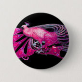 ELEGANTER PINK, FUCHSIA, SCHWARZ BUTTON (Vorderseite)