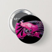 ELEGANTER PINK, FUCHSIA, SCHWARZ BUTTON (Vorne & Hinten)