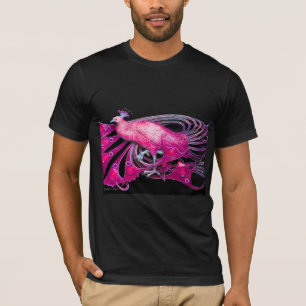 ELEGANTER PINK, FUCHSIA, SCHWARZ T-Shirt