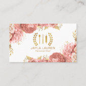 Eleganter Pink Pastry Koch Bäckerei Catering Koch Visitenkarte (Vorderseite)