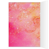 ELEGANTER PINK PEACOCK, BOW, GEM STONE, Muttertag (Innen (Links))