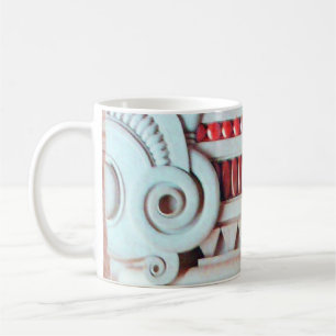 ELEGANTER PINK RED ART NOUVEAU, FANTASY MARBLE DEC KAFFEETASSE