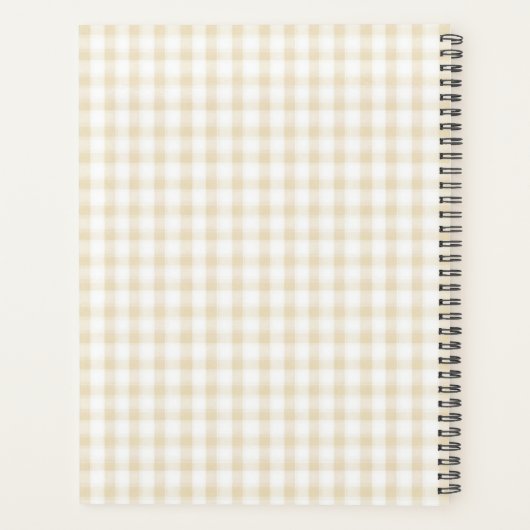 Eleganter Planer mit Akzenten für weiche Briefmark (Rückseite)