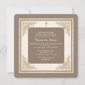 Eleganter Platz Einladung (Vorderseite)