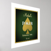 Eleganter Poker Kartenspielen Foil Akzent Foliendrucke (Ablage )