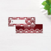Eleganter Preis-Tag Rot skallopiert (Schreibtisch)