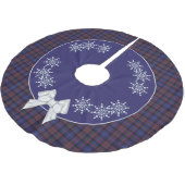 Eleganter Pride of Scotland Kariert Tree Skirt Polyester Weihnachtsbaumdecke (Schrägansicht)