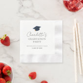 Eleganter professioneller Abschlussfeier-Hut Serviette (Beispiel)