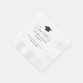 Eleganter professioneller Abschlussfeier-Hut Serviette (Ecke)