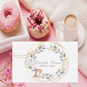 Eleganter professioneller Kreise-Kuchenmischer Lea Visitenkarte