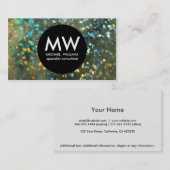 Eleganter Professioneller Metall Silber Holograma Visitenkarte (Vorne/Hinten)