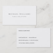 ELEGANTER Professioneller MODERNES Visitenkarte (Vorne/Hinten)