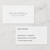 ELEGANTER Professioneller MODERNES Visitenkarte (Vorne/Hinten)