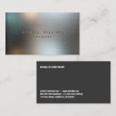 ELEGANTER PROFESSIONELLER perlt EINFACHES WEISS Visitenkarte (Vorne/Hinten)