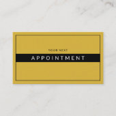 Eleganter Profi mit Stil Terminkarte (Vorderseite)
