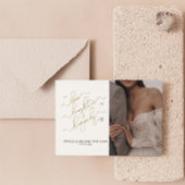 Eleganter QR Code 2 Foto Script glücklich immer na Einladung