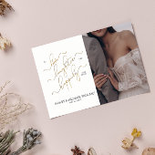 Eleganter QR Code 3 Foto Script glücklich immer na Einladung