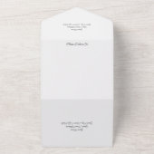 Eleganter QR-Code All In One Einladung (Außenbereich)