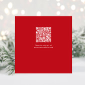 Eleganter QR Code Corporate Weihnachten