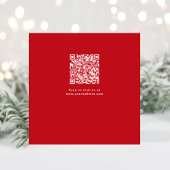 Eleganter QR Code Corporate Weihnachten