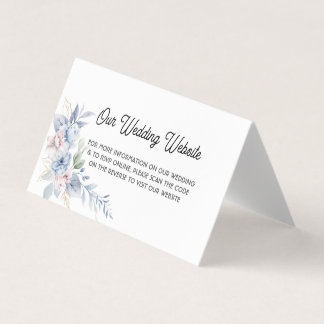 Eleganter QR Code Einladung zum Hochzeitsfeiern -