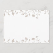 Eleganter QR-Code für Hochzeitskarte Begleitkarte (Rückseite)