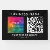 Eleganter QR-Code für kundenspezifisches Firmenlog Banner (Horizontal)