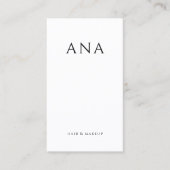 Eleganter QR-Code für Minimalistische Social Media Visitenkarte (Vorderseite)