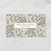 Eleganter QR Code Geschäftskarten neutral Visitenkarte (Vorderseite)