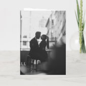 Eleganter QR-Code Klassische Hochzeit Einladung (Rückseite)