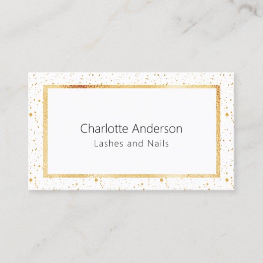 Eleganter QR-Code Visitenkarte (Vorderseite)