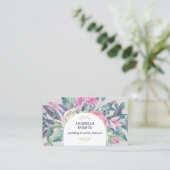 Eleganter QR-Code Visitenkarte (Stehend Vorderseite)