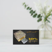 Eleganter Rabatt / Gutschein / Geschenkkarte / Wer (Stehend Vorderseite)