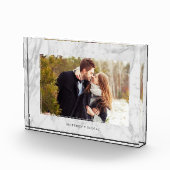 Eleganter Rahmen aus Marmor Fotoblock (Rechts)