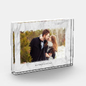 Eleganter Rahmen aus Marmor Fotoblock (Links)