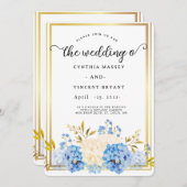 Eleganter Rahmen Einladung (Vorne/Hinten)