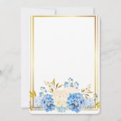 Eleganter Rahmen Einladung (Rückseite)