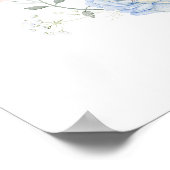 Eleganter Rahmen Erste Kommunion Willkommen Poster (Ecke)