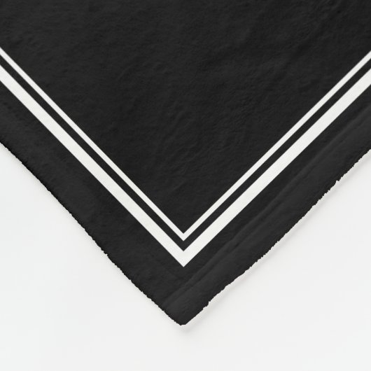 Eleganter Rahmen für das Foto von Pferden Fleecedecke (Ecke)