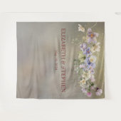 Eleganter Rahmen für die Herbsthochzeit Wandteppich (Vorderseite (Horizontal))