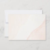 Eleganter Rahmen Personalisierte Hochzeit Einladung (Rückseite)