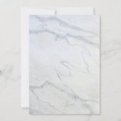 Eleganter Rahmen Wasserfarbe Rose Bouquet Einladung (Rückseite)