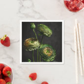 Eleganter Ranunculus. Serviette (Beispiel)