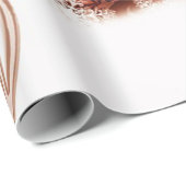 Eleganter Red Christmas Ball, Snowfleks Holiday Geschenkpapier (Rolleneckpunkt)