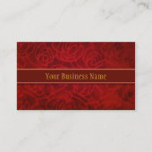 Eleganter Red Velvet Background Salon Wellness-Cen Visitenkarte (Vorderseite)