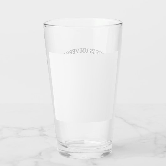 Eleganter Regenbogen von Herzdesign Glas (Rückseite)