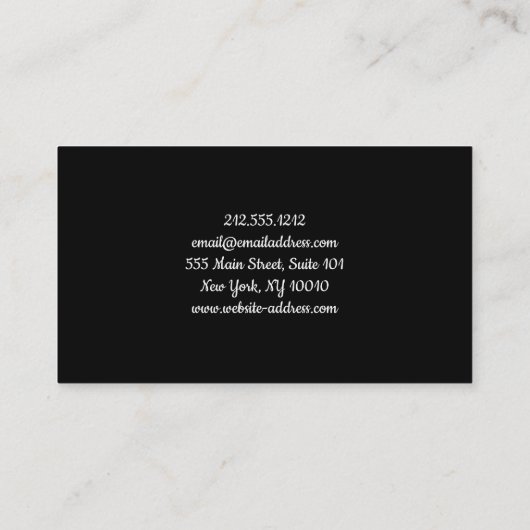 Eleganter Reinigungsservice Glitzer Bokeh Visitenkarte (Rückseite)