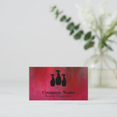 Eleganter Reinigungsservice Glitzer Bokeh Visitenkarte (Stehend Vorderseite)