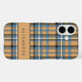 Eleganter Retro Checkered Case (Rückseite (Horizontal))
